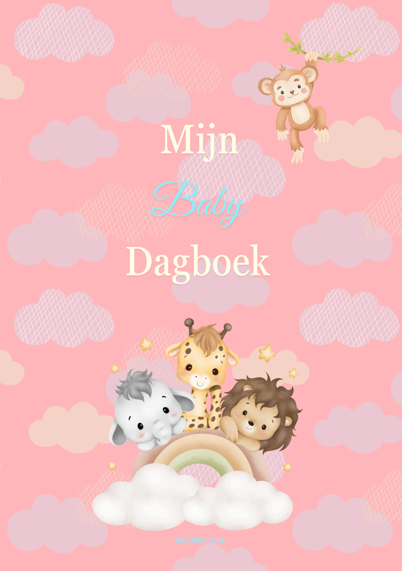 Baby dagboek - baby eerste jaar invulboek - baby boek