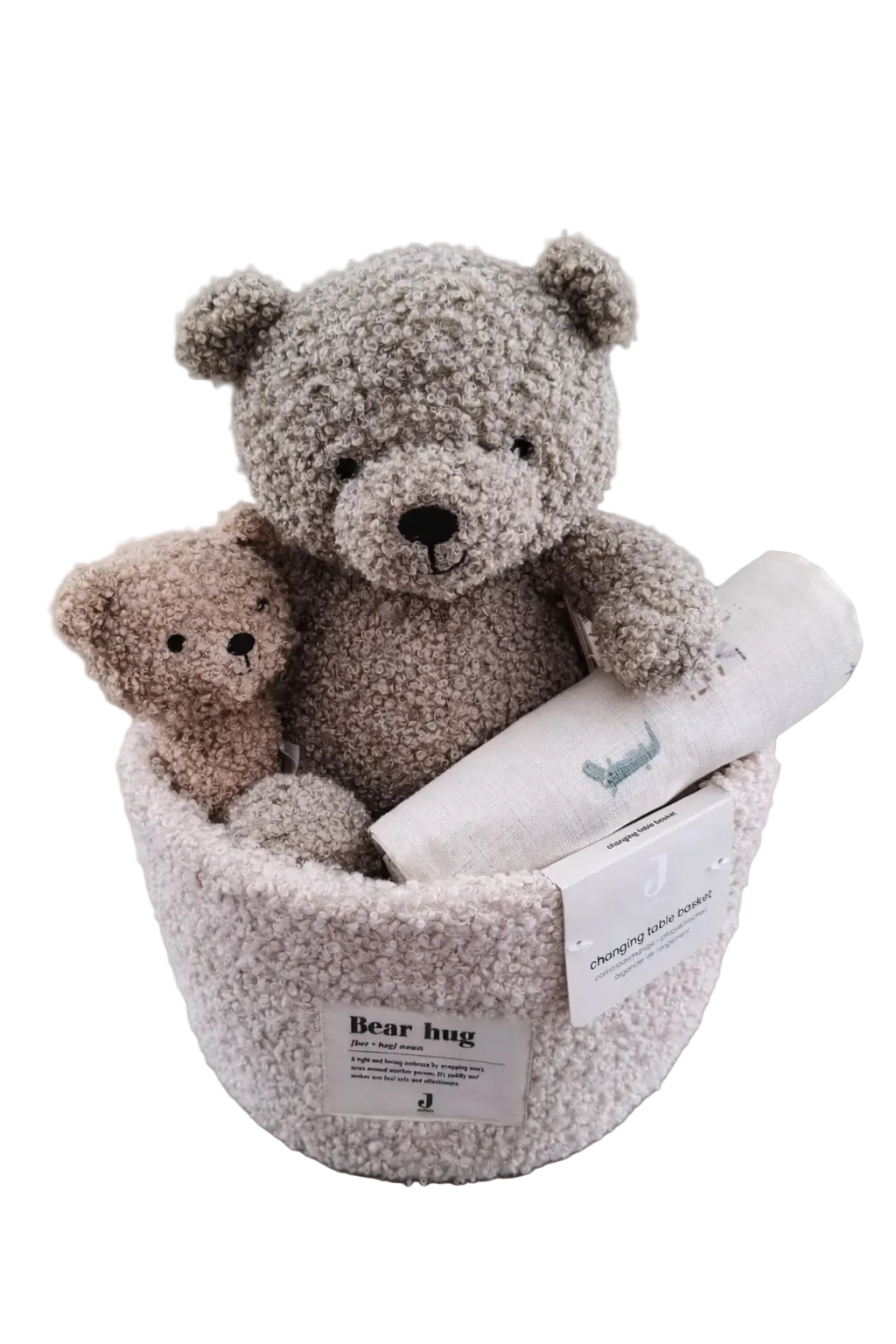 Jollein Mandje Bear Hug Wit