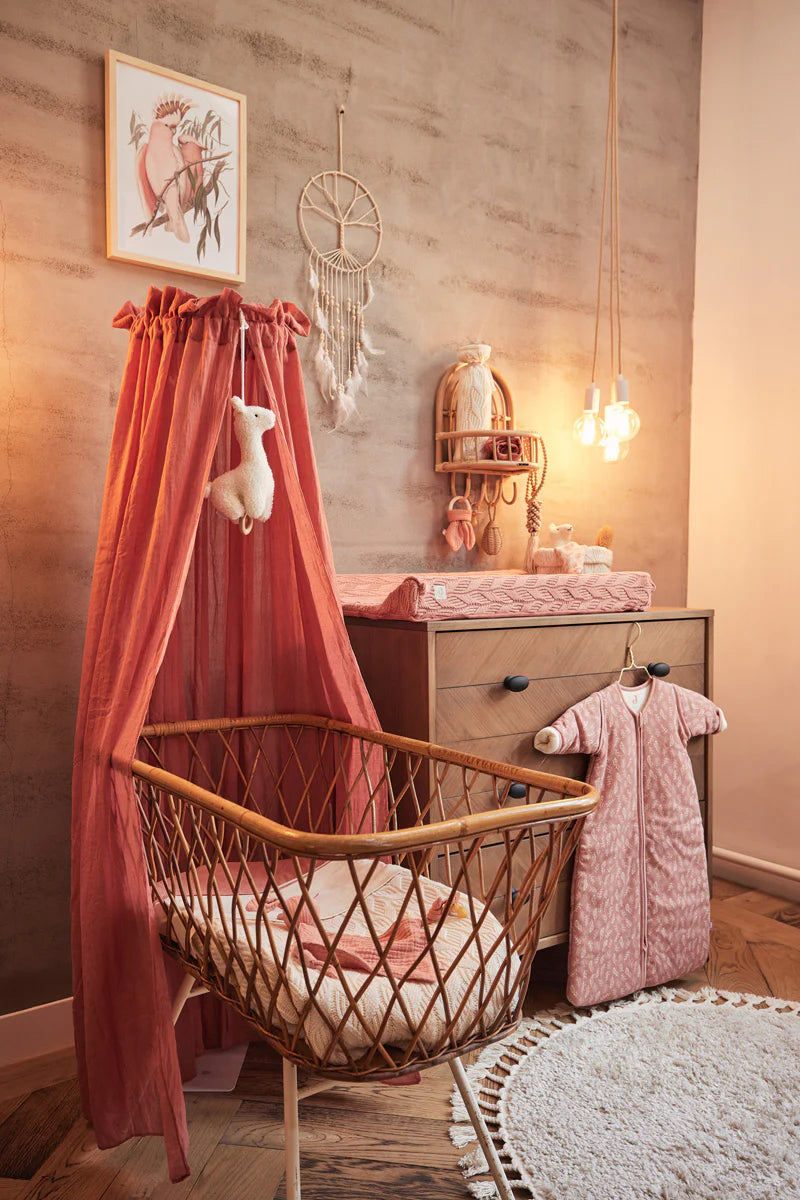 Jollein - Sluier 155x280 cm - Vintage - Roze