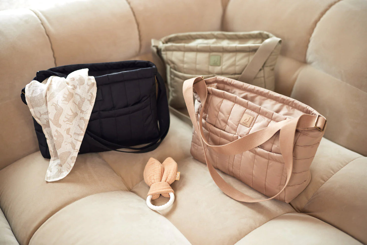 Jollein zwart buggy organizer drie soorten