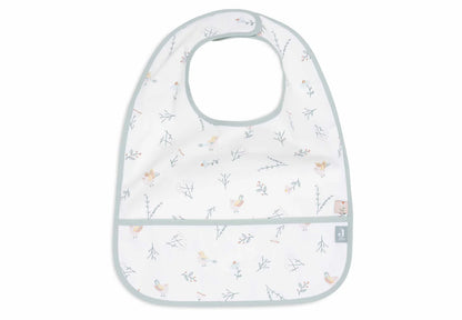 Jollein Slabber Lovely Bird Blauw 